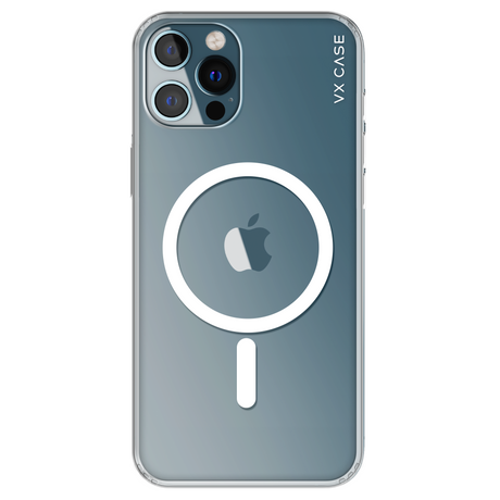 Capa Magsafe para iPhone 12 Pro Max de Silicone Transparente - VX Case