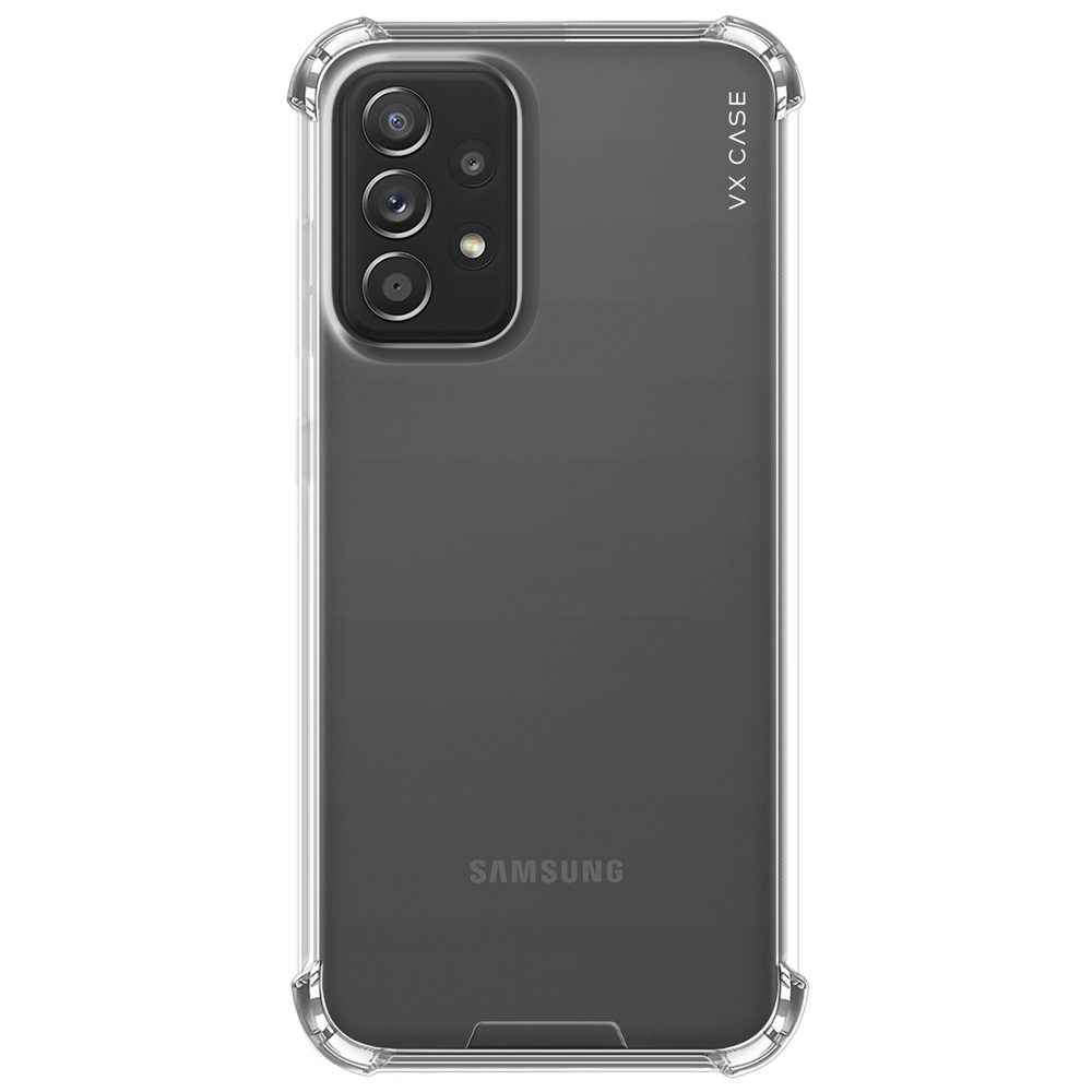 Capa de Silicone Rígida VX Case para Galaxy A53 5G - Transparente