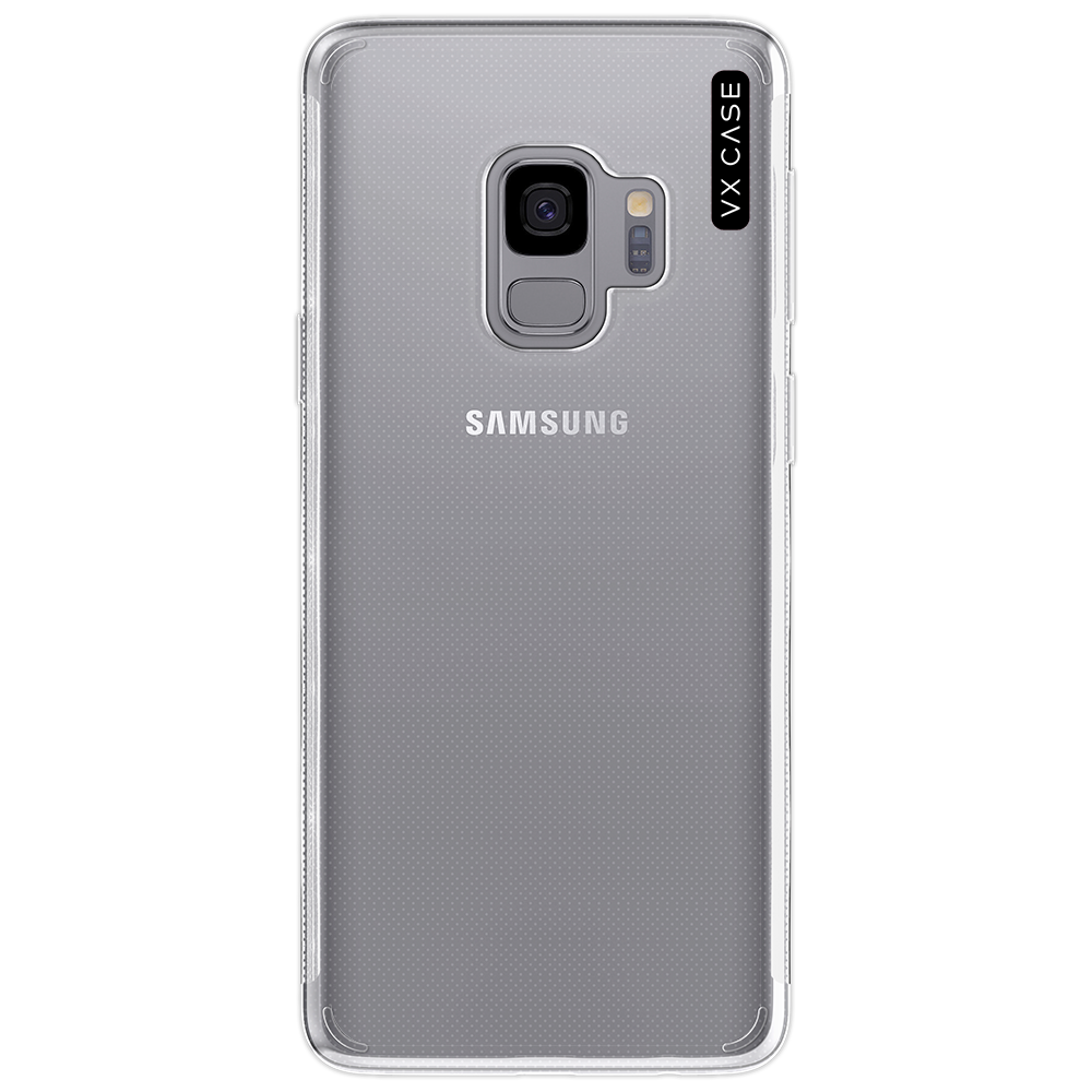 Capa para Galaxy S9 de Silicone Rígida Transparente