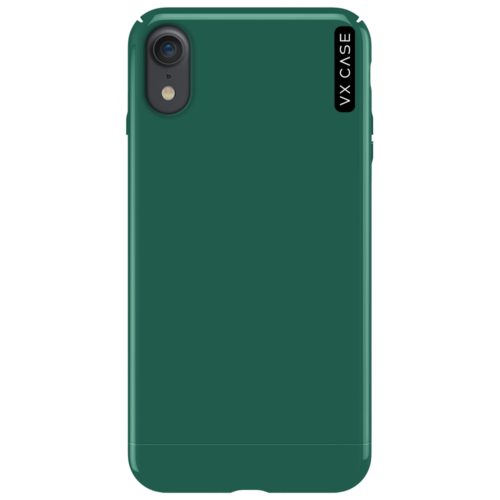 Capa para iPhone XR de Polímero Verde Meia-noite