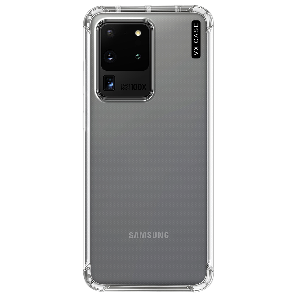 Capa para Galaxy S20 Ultra de Silicone TPU Transparente