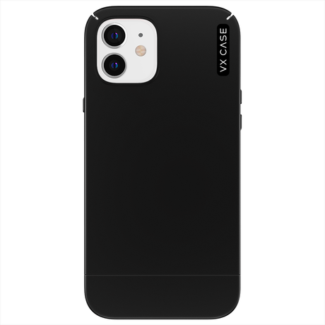 Capa para iPhone 12 Mini de Polímero Preta Fosca - VX Case