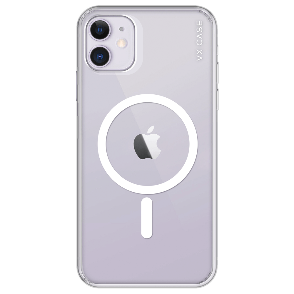 Capa Magsafe para iPhone 11 - Silicone Rígida Transparente