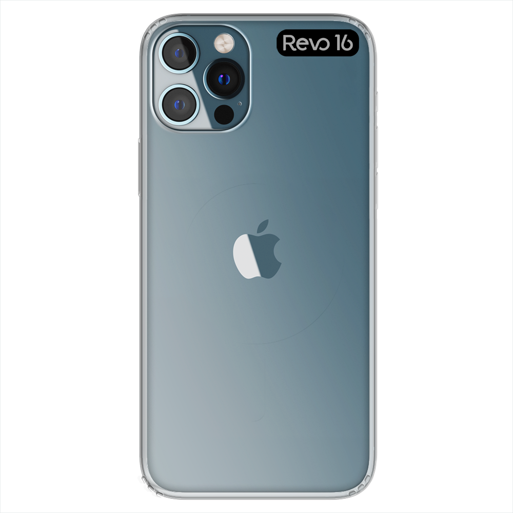 Capa Revo 16 para iPhone 12 - Silicone Rígida Transparente