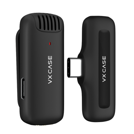 Microfone de Lapela Wireless Type C - VX Case